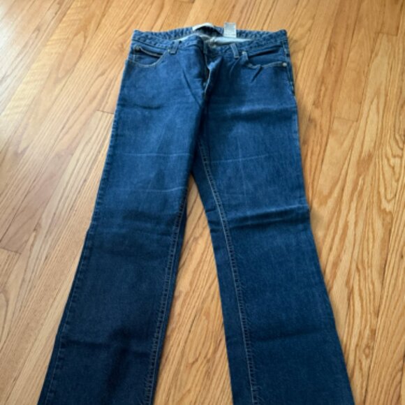 GAP dark denim jeans, stretch fabric, bootcut,  14 R - Picture 1 of 3